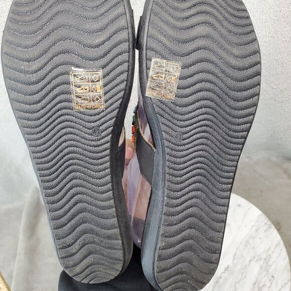 Patrizia By Spring Step Shoes Womens EU 41 US 9.5-10 Twirling Beaded Sandals - Picture 10 of 11